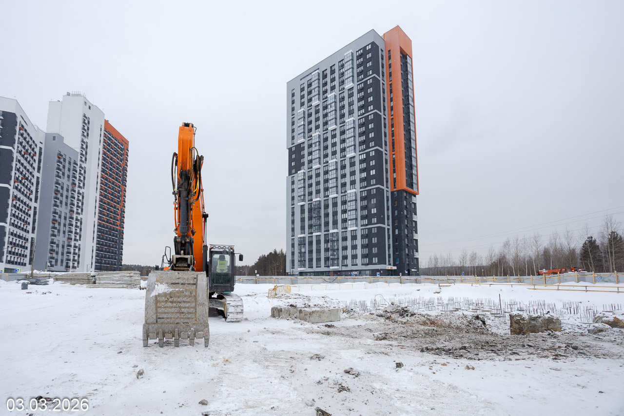 Начались работы по устройству фундамента нового дома на ВИЗе-Правобережном