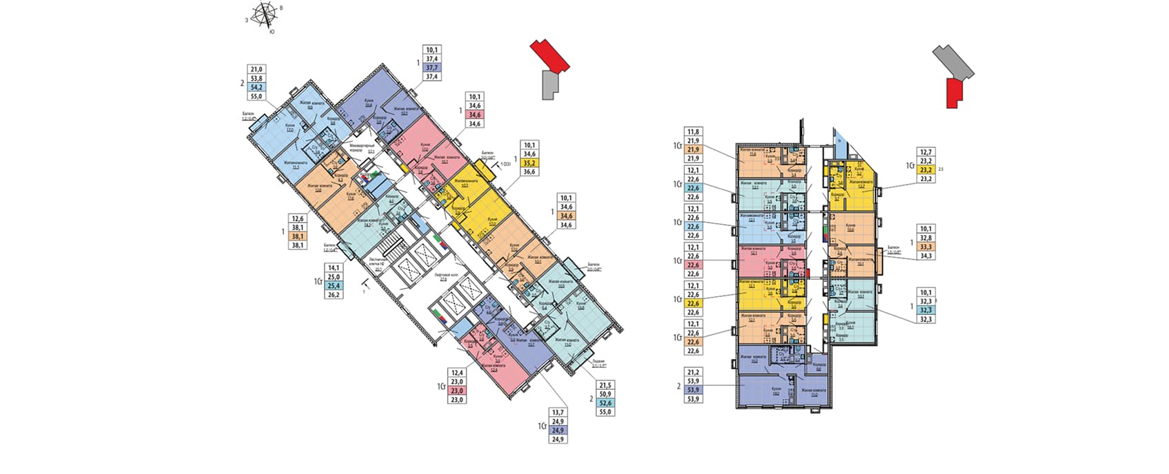 План типового этажа