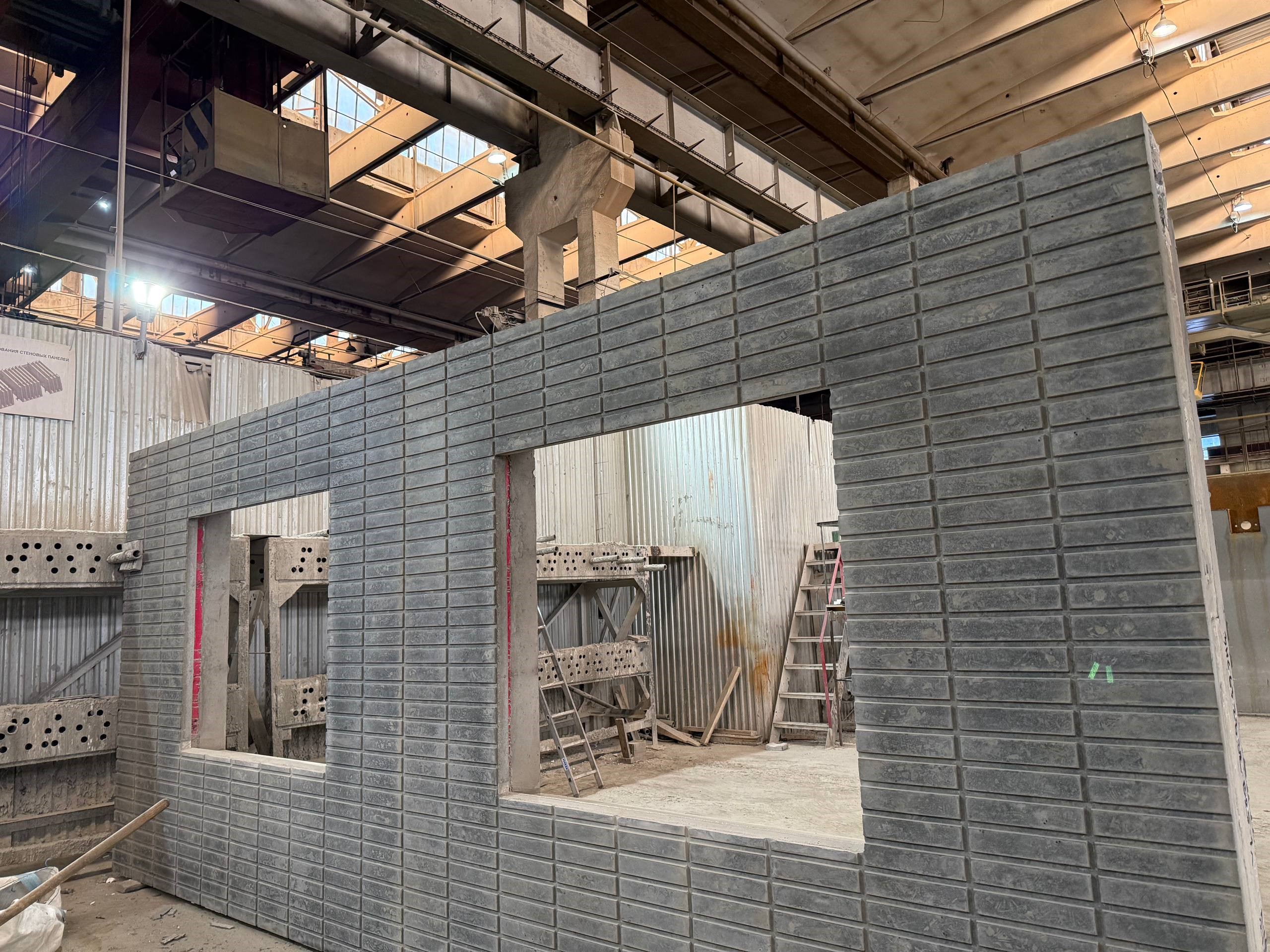 Завод ЖБИ начал выпуск новых трехслойных железобетонных панелей